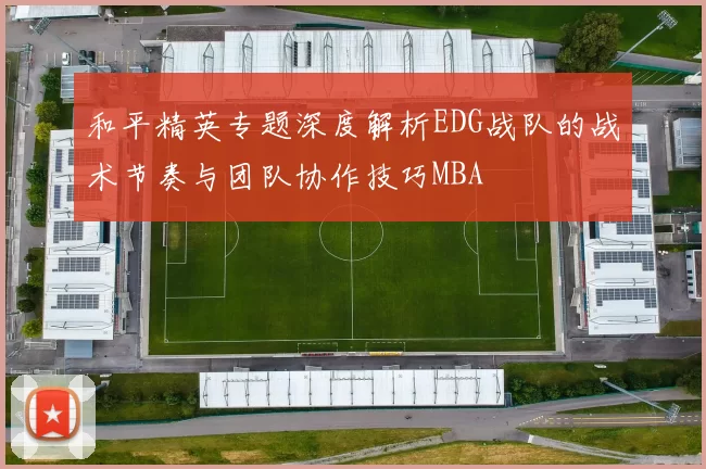和平精英专题深度解析EDG战队的战术节奏与团队协作技巧MBA